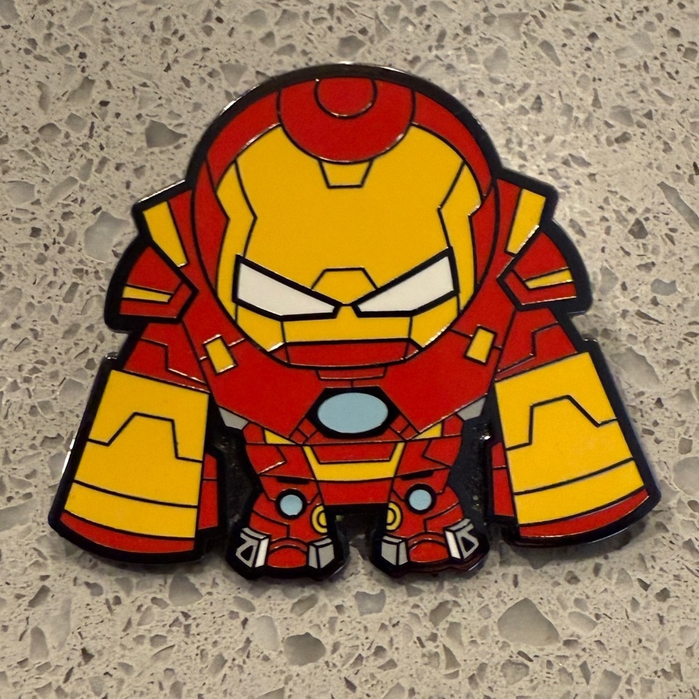 Disney Iron Man Chibi Pin - Red and Yellow